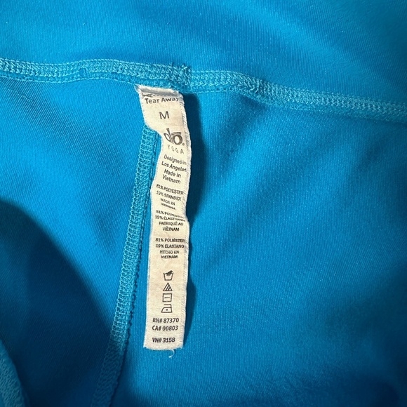 Alo Yoga Women Medium Airbrush Leggings Blue Activewear Athleisure Yoga Gym - Picture 7 of 7